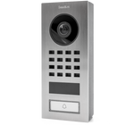 DoorBird IP Intercom Video Door Station D1101V, Surface Mount Stainless Steel Metallic Finish - Waterproof